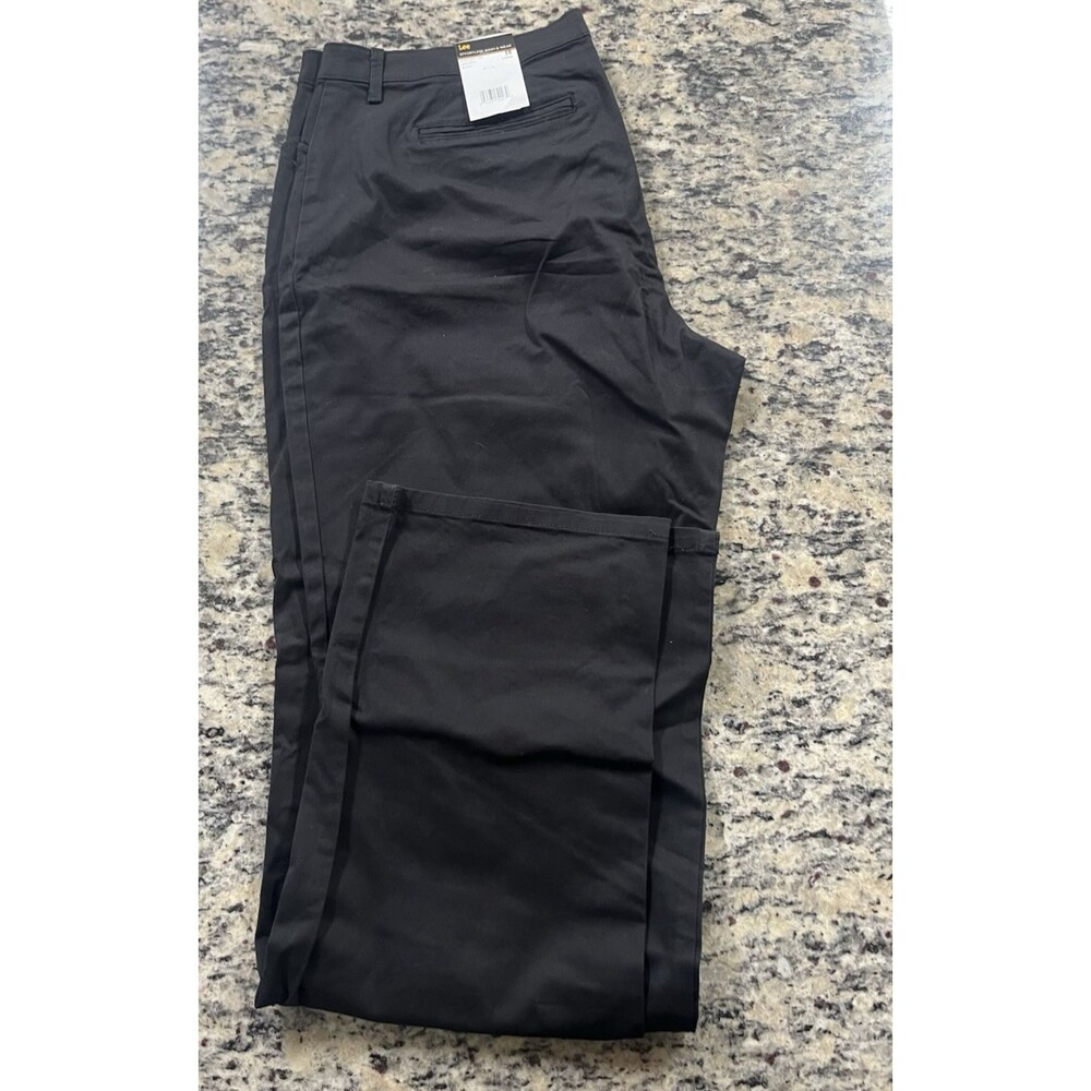 NWT Lee Denim Black Jeans Women Straight Leg Mid Rise Stretch Sz 18W NEW